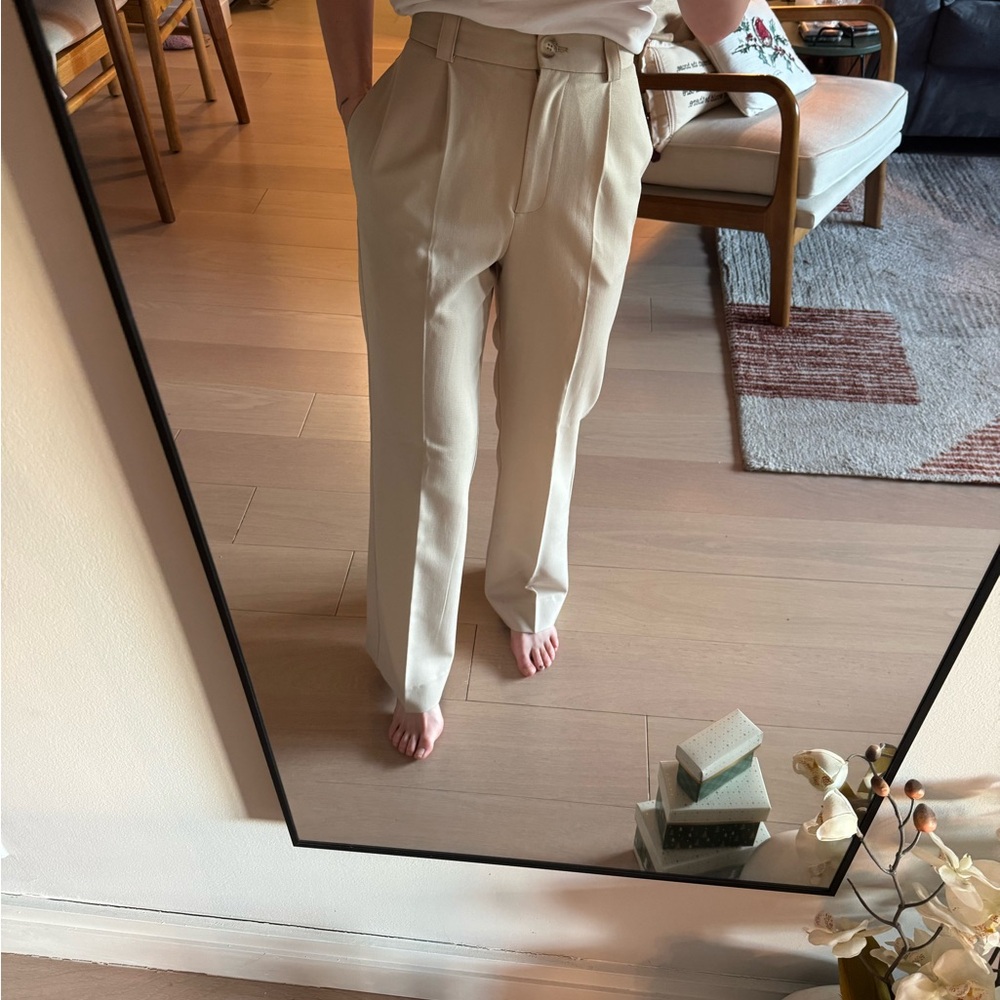 Miss Selfridge Women’s Beige Dress Pants